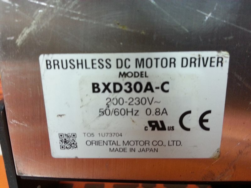 ORIENTAL BXD30A-C BRUSHLESS DC MOTOR DRIVER - 裕益科技自動化設備可